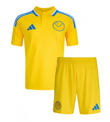 Leeds United Bortaställ Barn 2024-25 Kortärmad (+ Korta byxor)